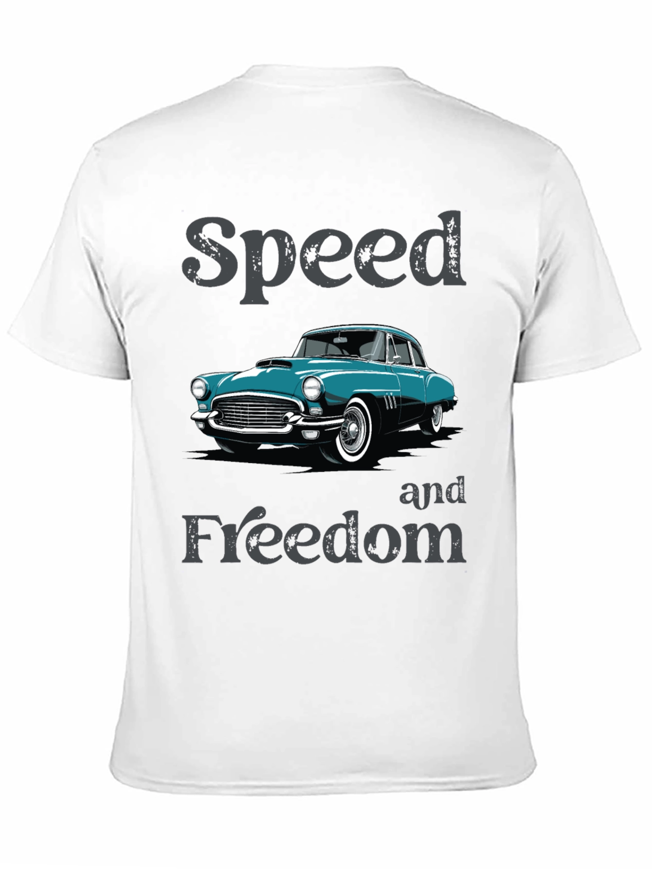 Speed and Freedom Classic Car Graphic Tee