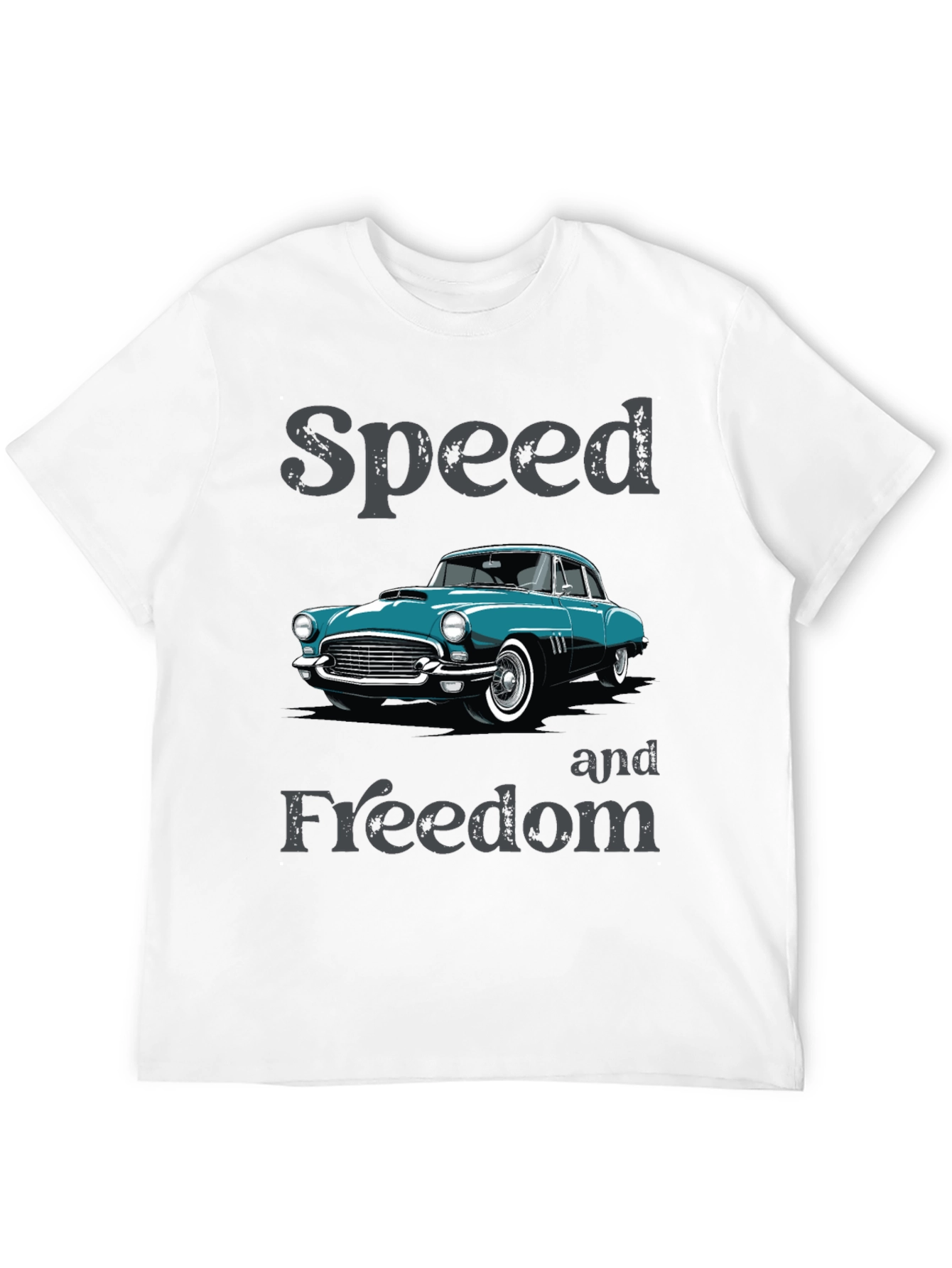 Speed and Freedom Classic Car Graphic Tee