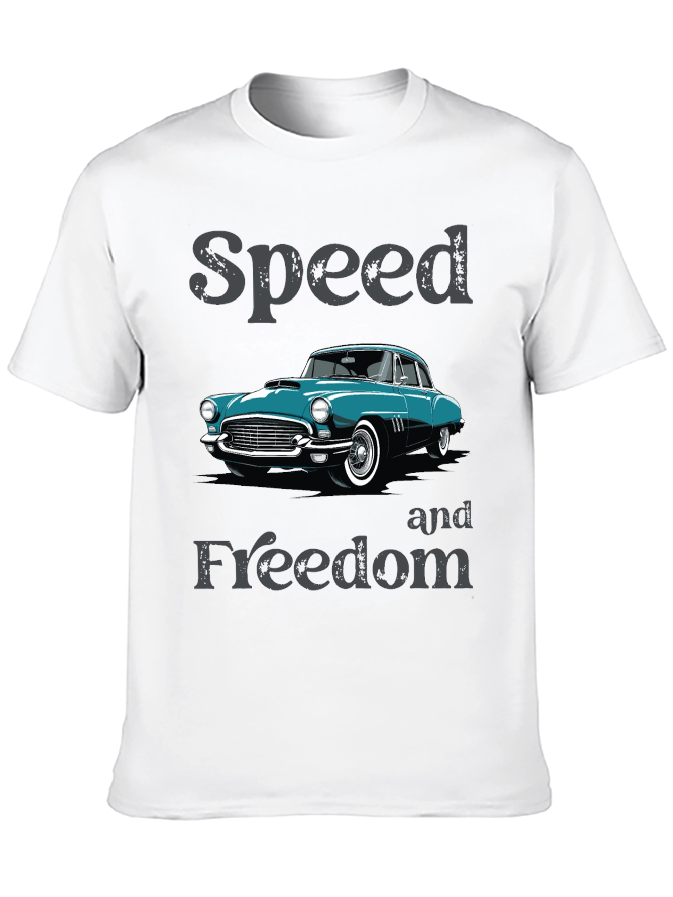 Speed and Freedom Classic Car Graphic Tee