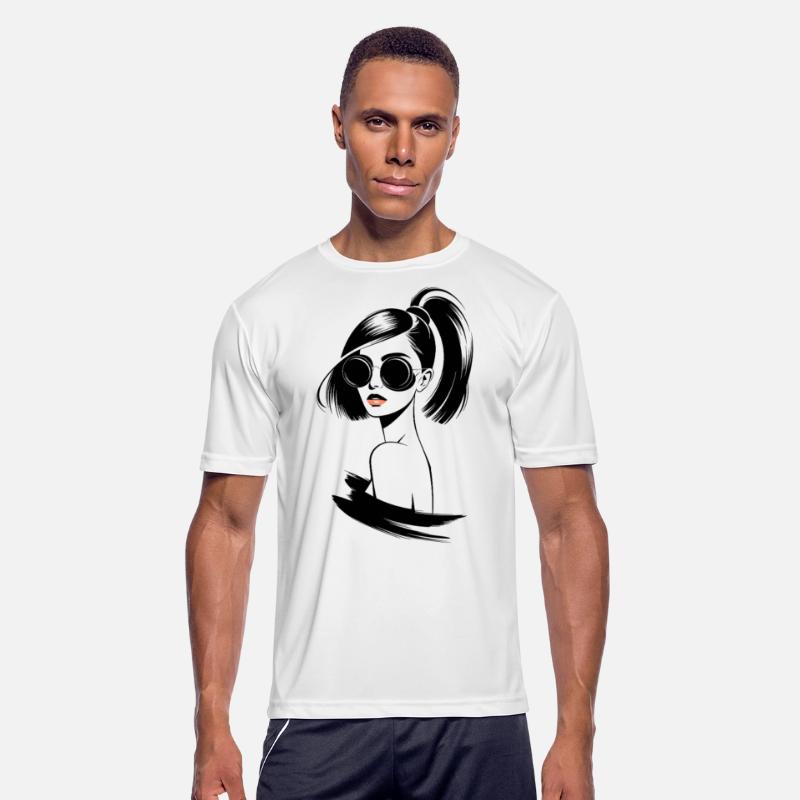 Chic Retro Sunglasses Fashion Illustration