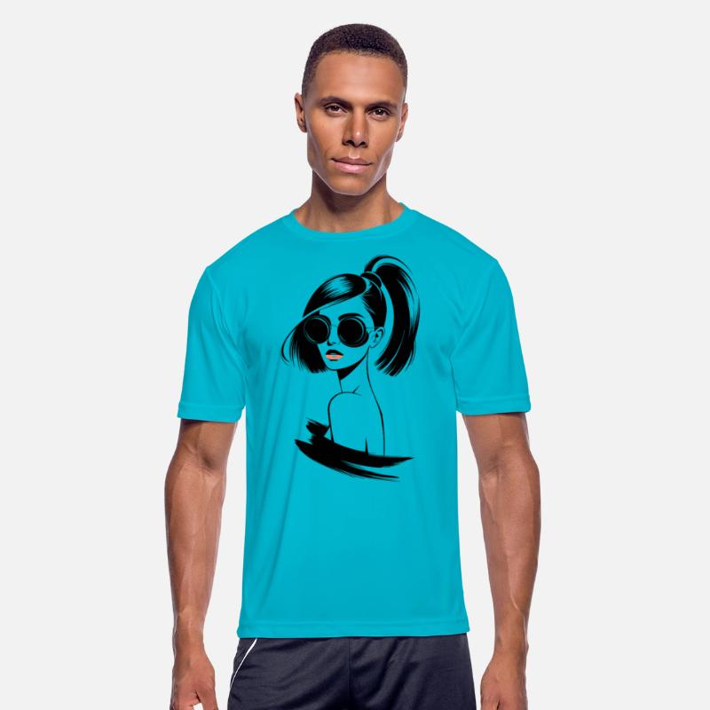 Chic Retro Sunglasses Fashion Illustration