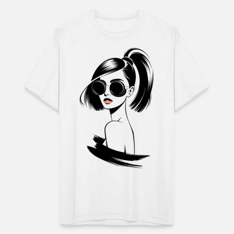 Chic Retro Sunglasses Fashion Illustration