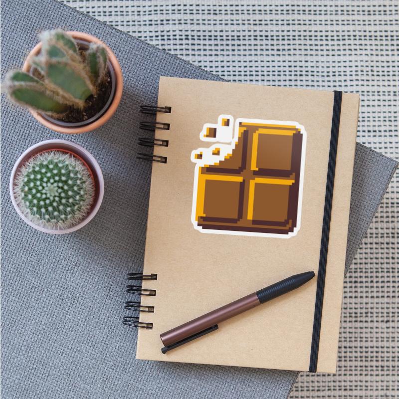 chocolate bar in pixel