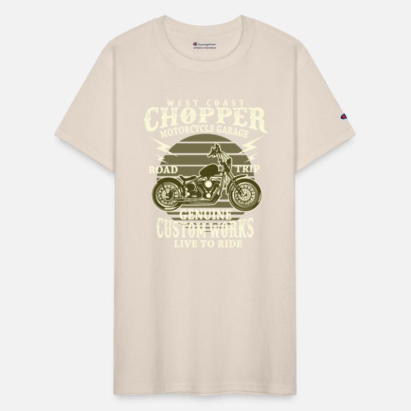 Chopper Motorcycle garage