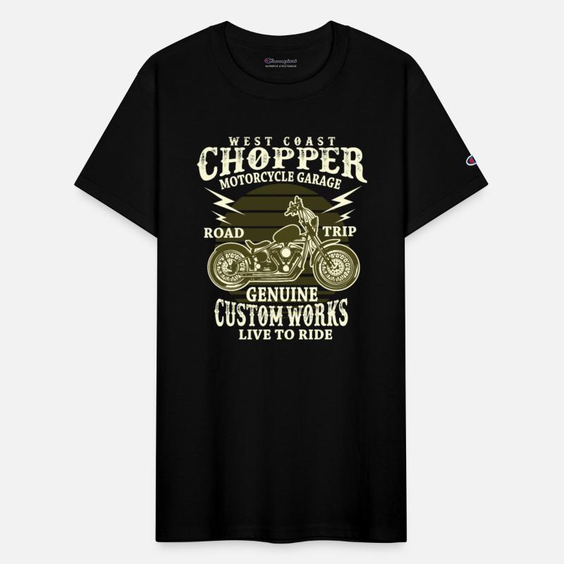 Chopper Motorcycle garage