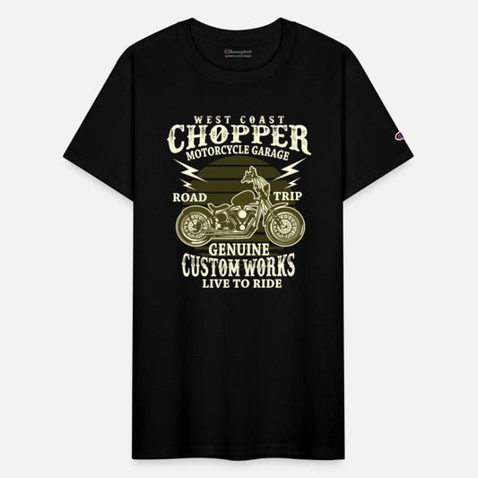 Chopper Motorcycle garage