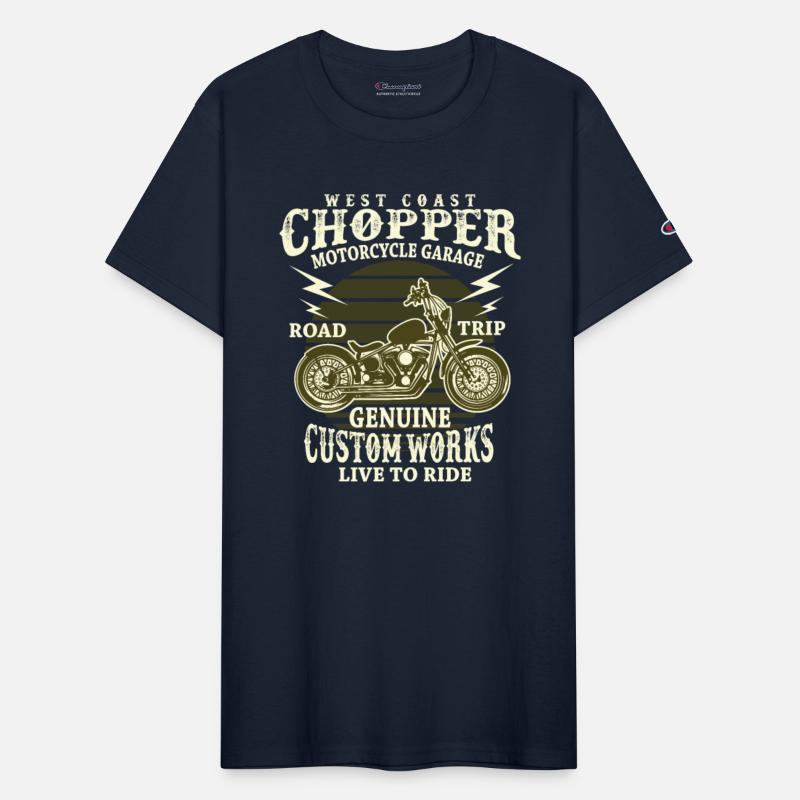 Chopper Motorcycle garage