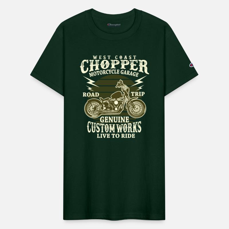 Chopper Motorcycle garage