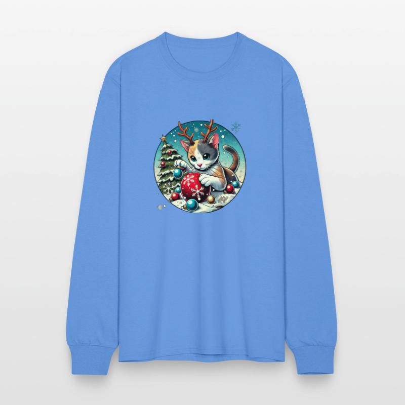 Christmas Cat Antlers: Ornament Playtime