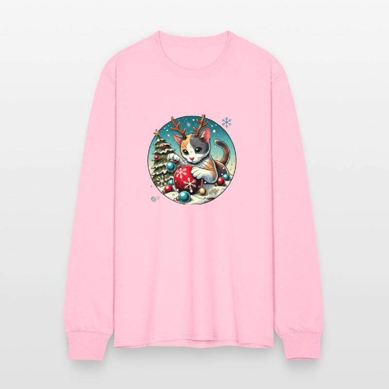 Christmas Cat Antlers: Ornament Playtime