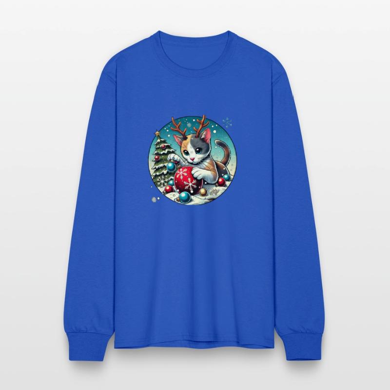 Christmas Cat Antlers: Ornament Playtime