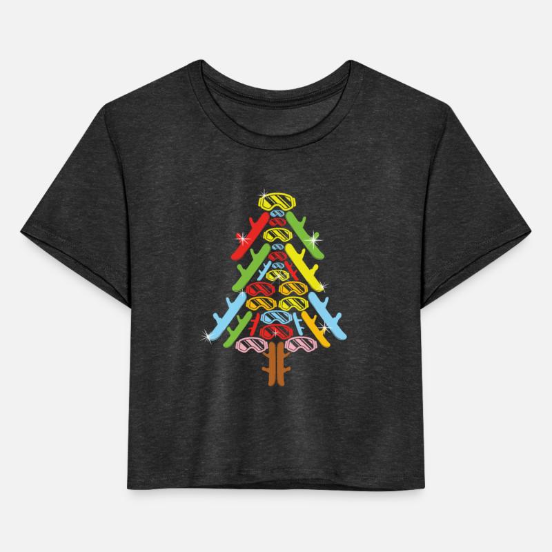 Christmas Christmas Tree Snowboard Snowboarder