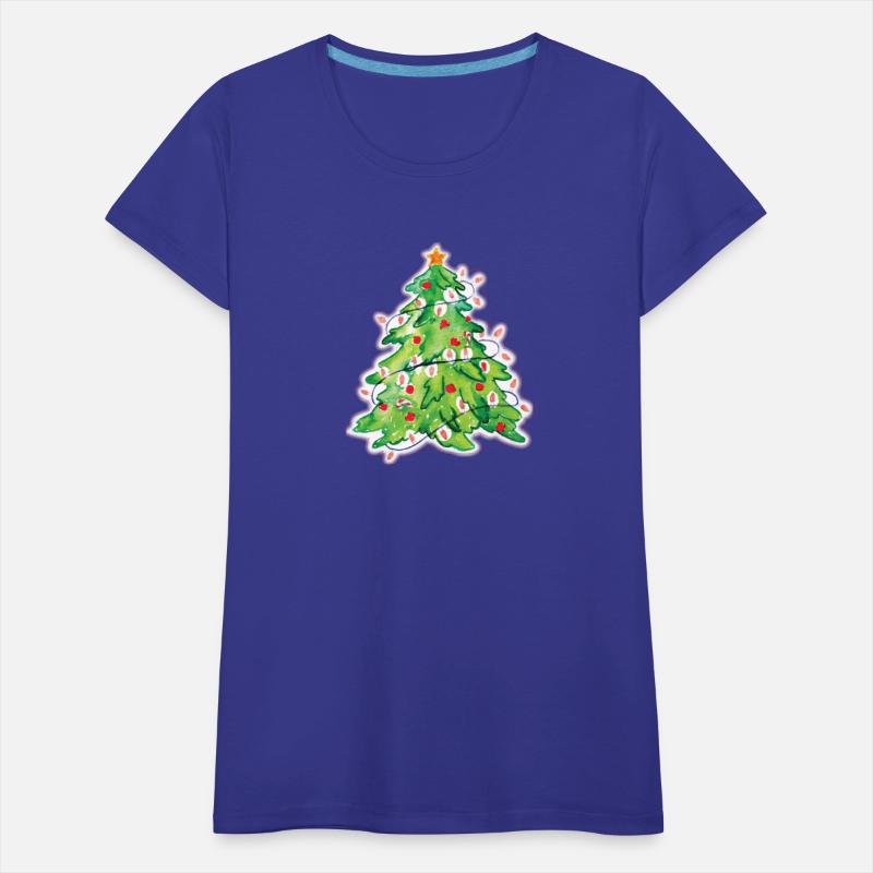 Christmas tree with decorations in