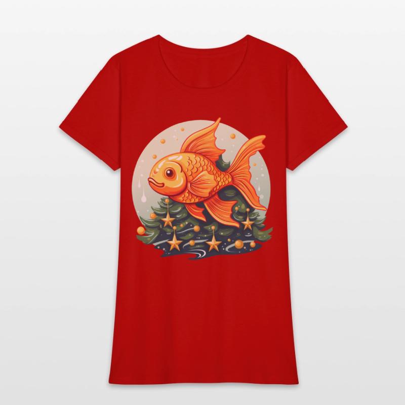 Christmas Tree with Goldfish