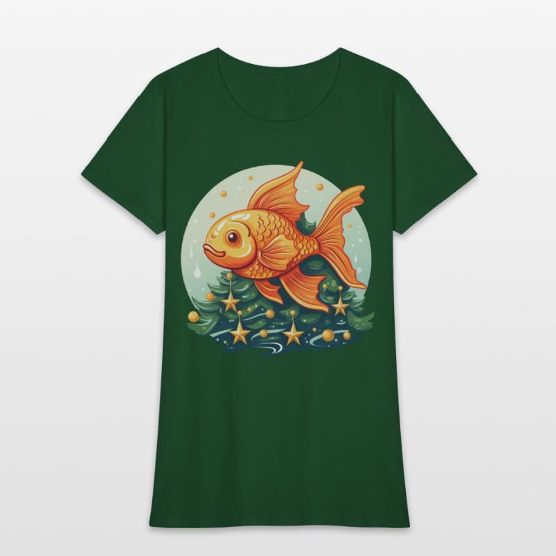 Christmas Tree with Goldfish