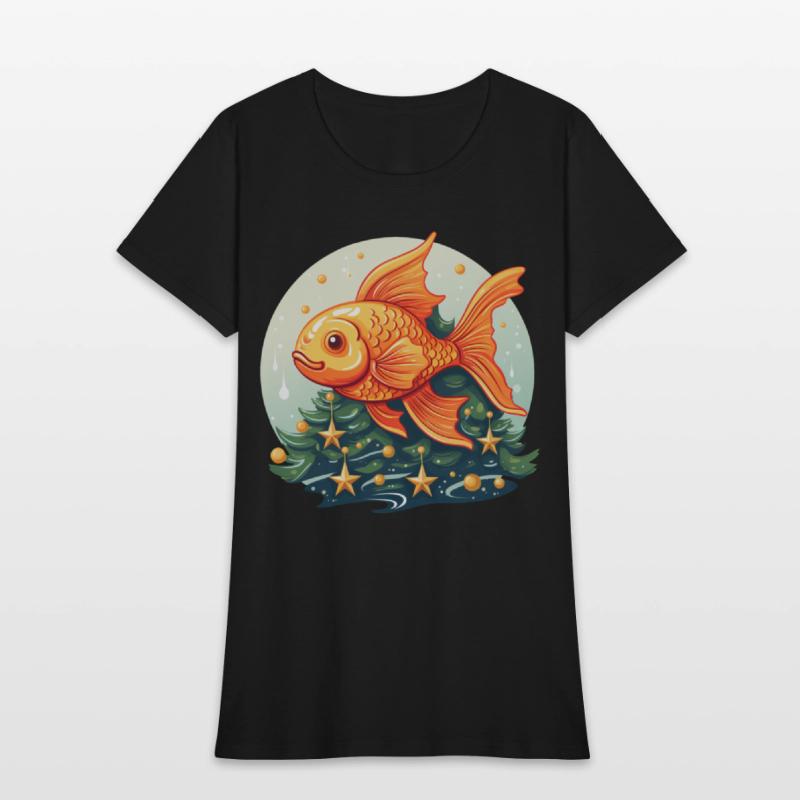 Christmas Tree with Goldfish
