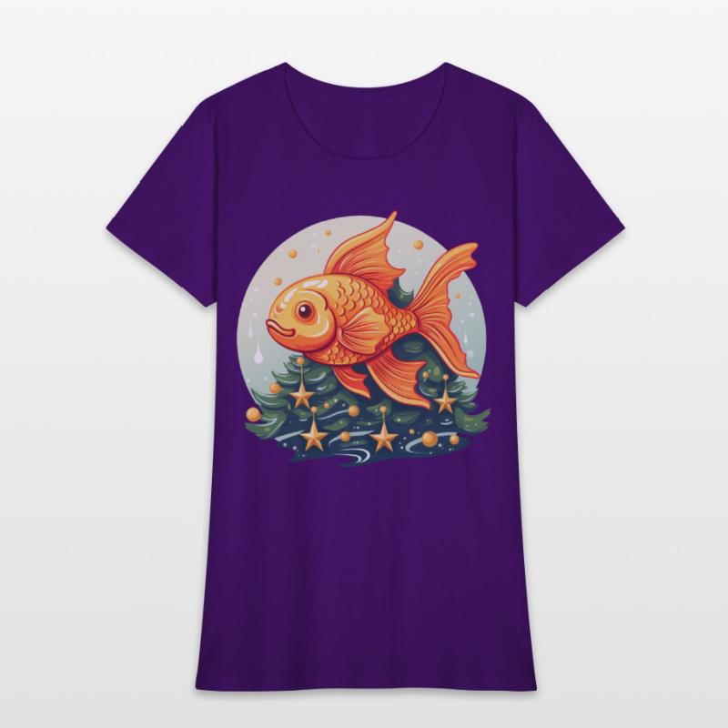 Christmas Tree with Goldfish