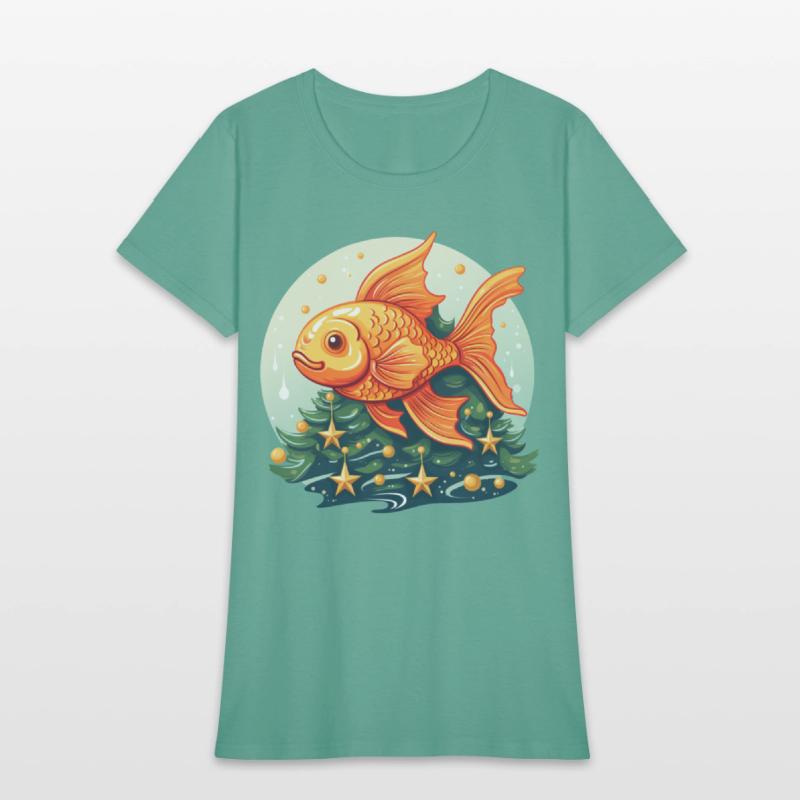 Christmas Tree with Goldfish