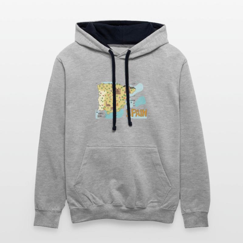 City Illustrations Spain World Map Travel Map