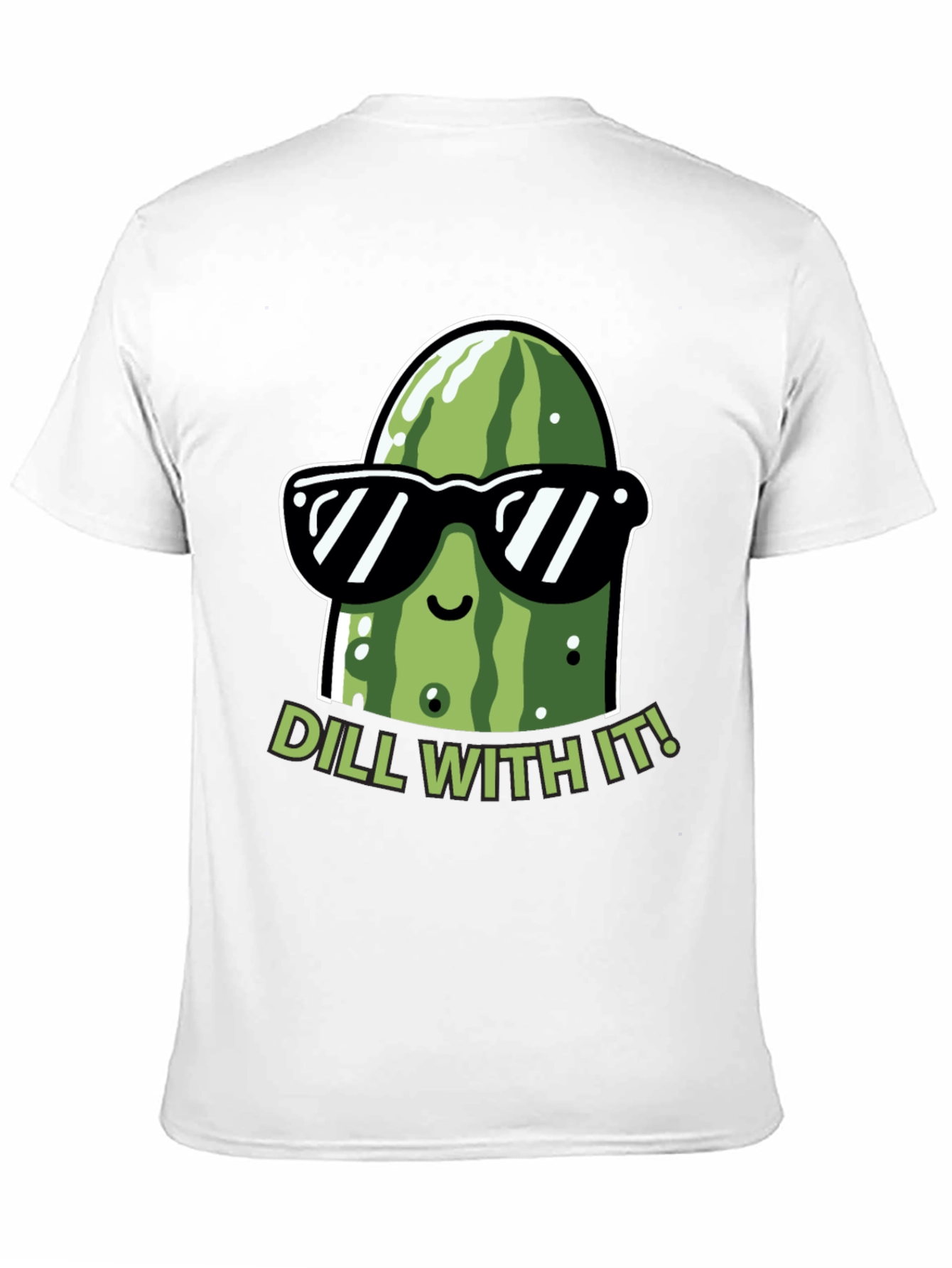 Dill With It! Funny Pickle Graphic T-Shirt