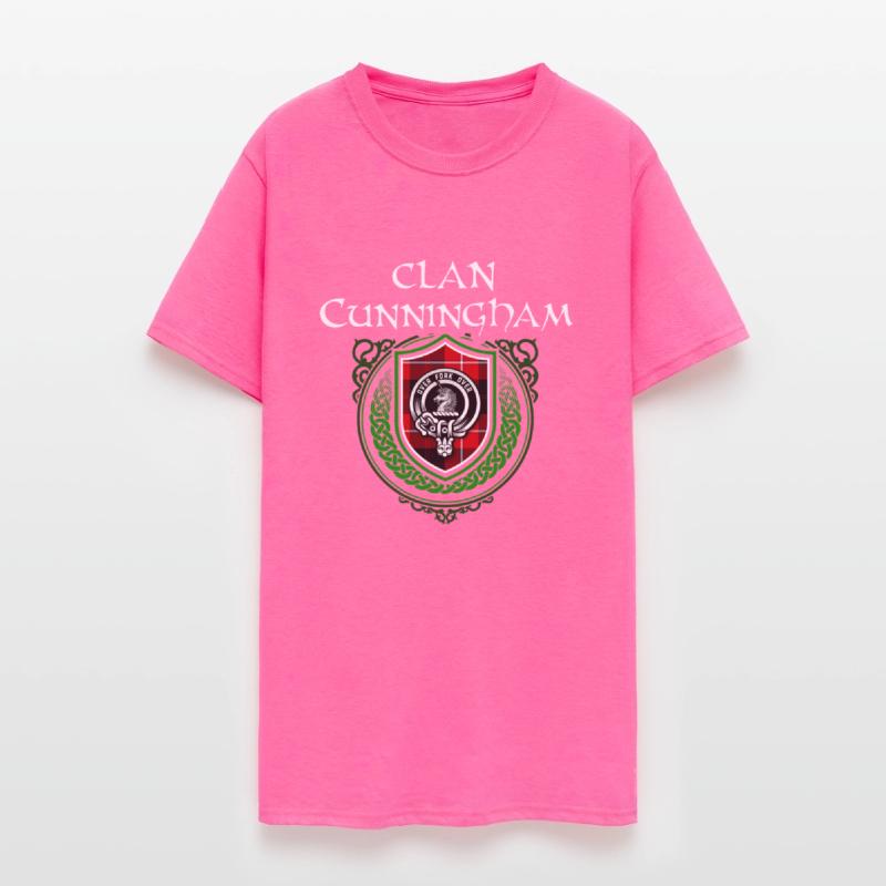 Clan Cunningham Scottish Crest Badge and Tartan