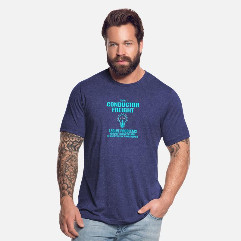 Conductor Freight T Shirt - I Solve Problems Gift