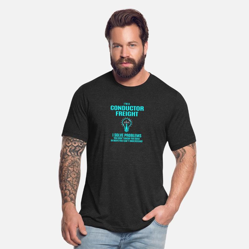 Conductor Freight T Shirt - I Solve Problems Gift