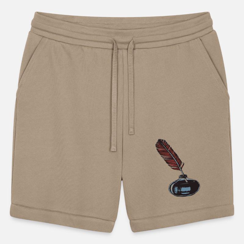 Cool beautiful feather and inkstand