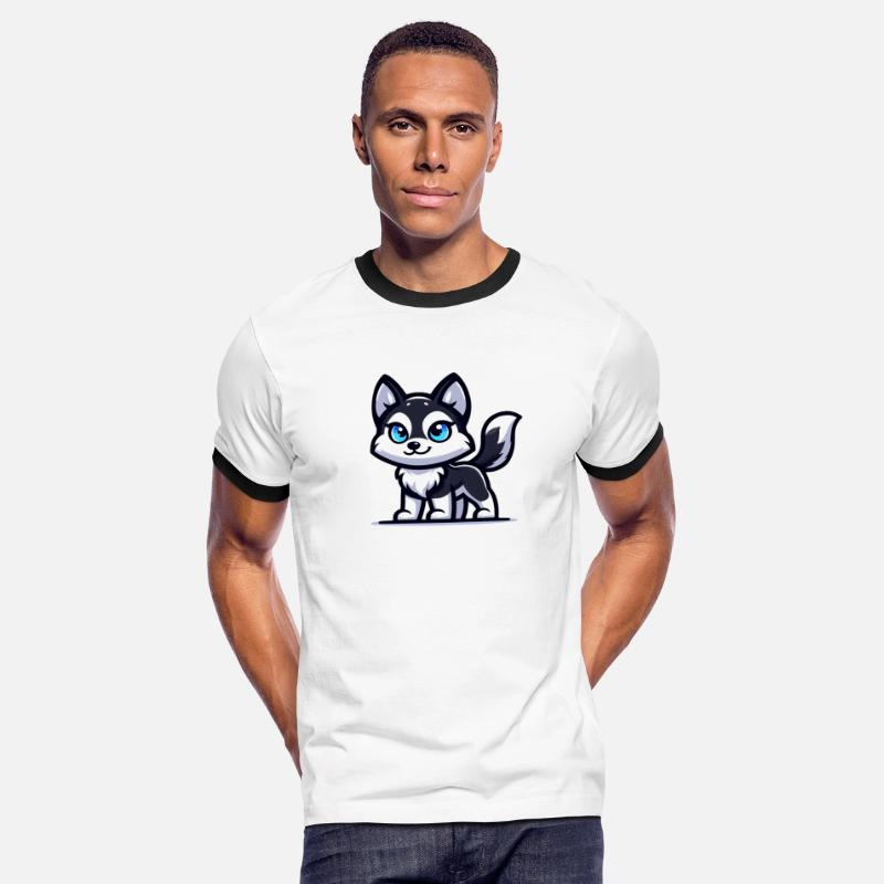 Cool Cartoon Husky Dog