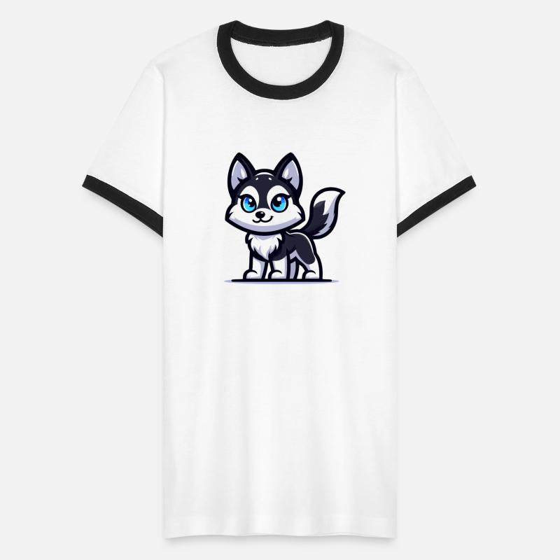 Cool Cartoon Husky Dog