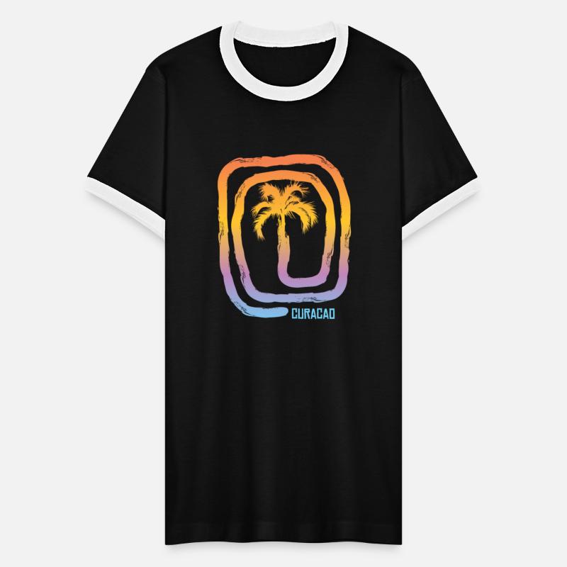 Cool Curacao Palm Tree Souvenir Vacation