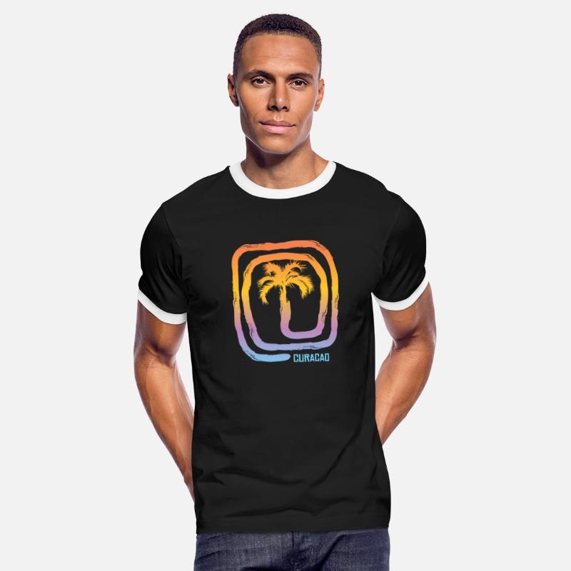 Cool Curacao Palm Tree Souvenir Vacation