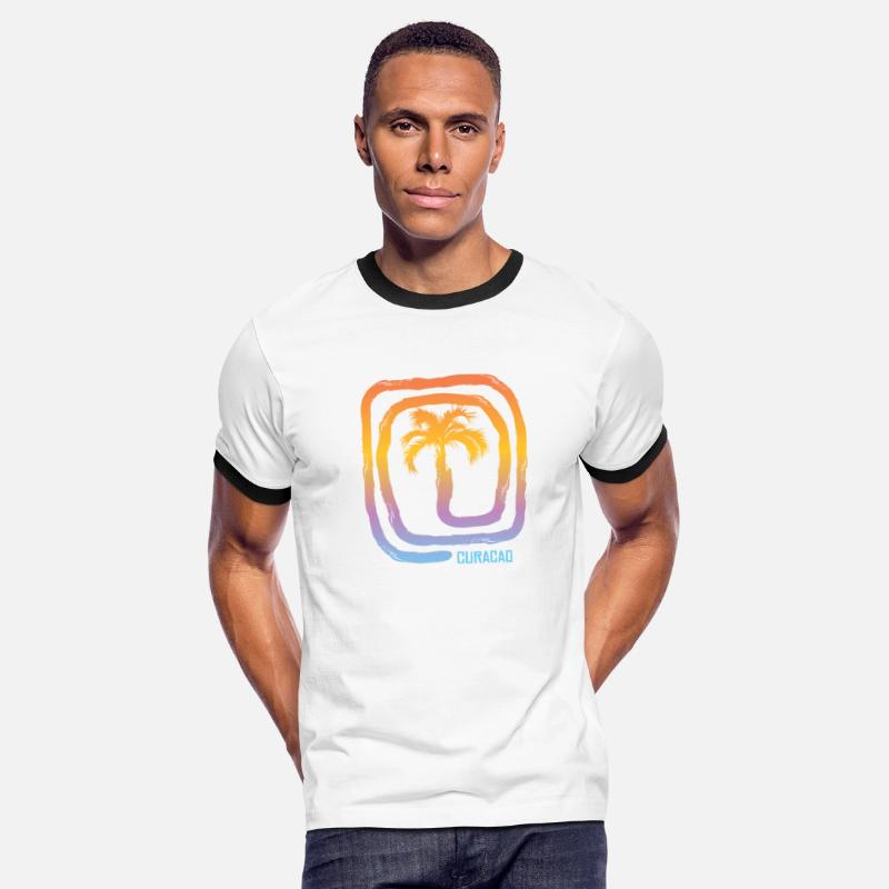 Cool Curacao Palm Tree Souvenir Vacation