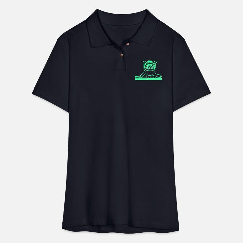 Cool DJ Kitten Cat Mixing Console Party Animal Pet