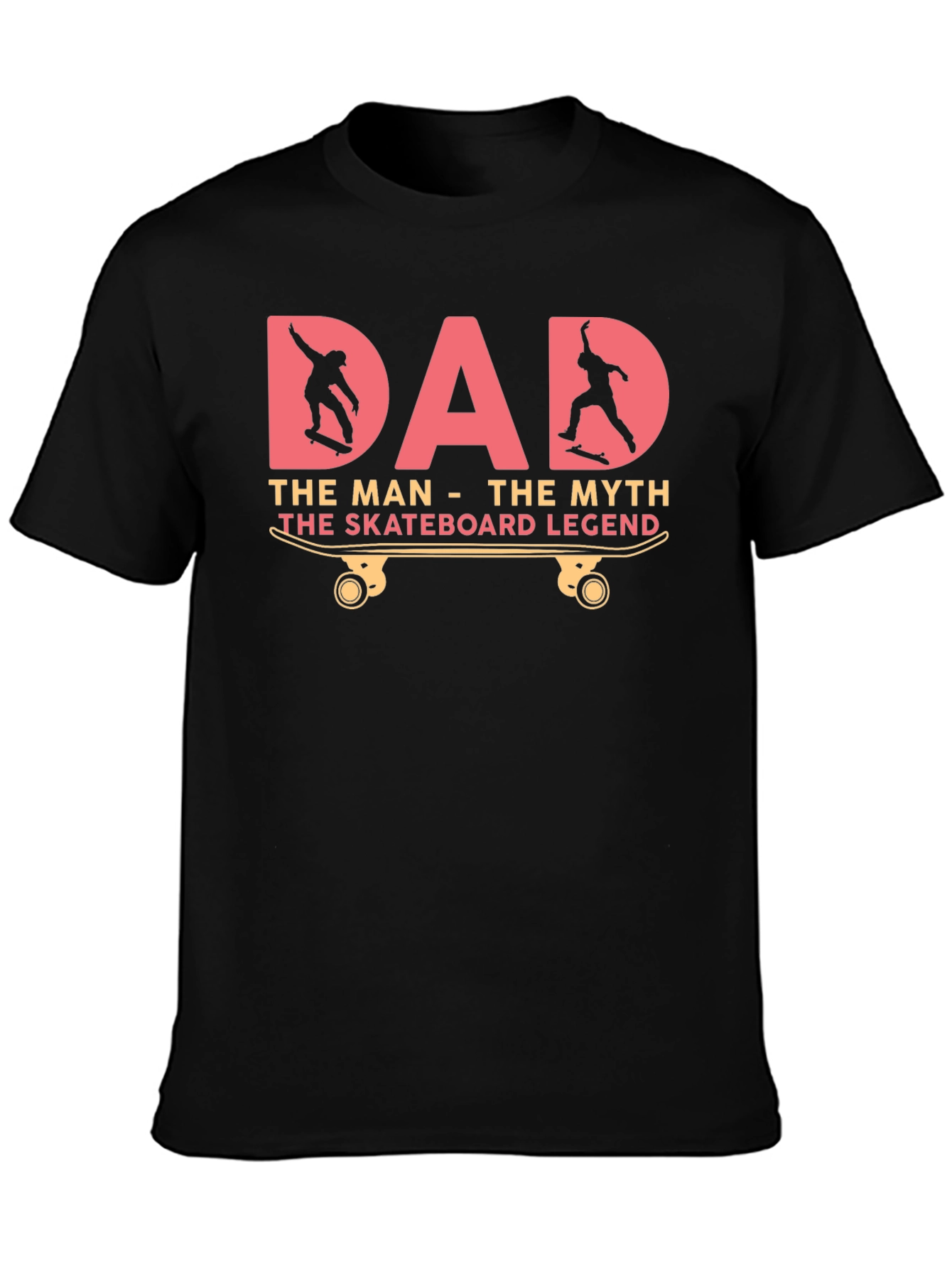 Dad Skateboard Legend Graphic T-Shirt