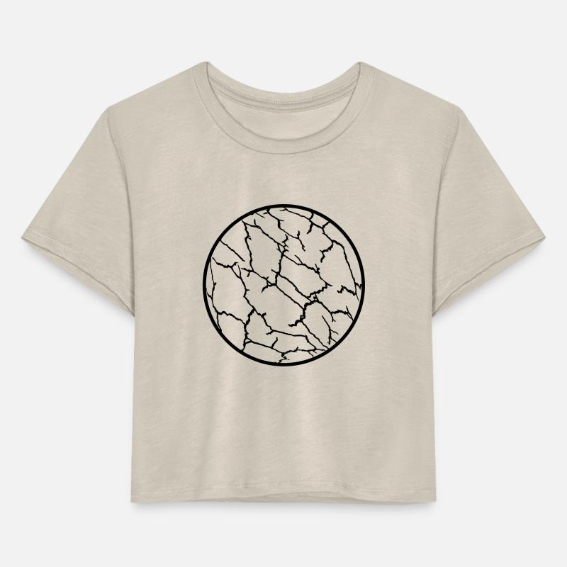 Cracks Pattern Planet Ball