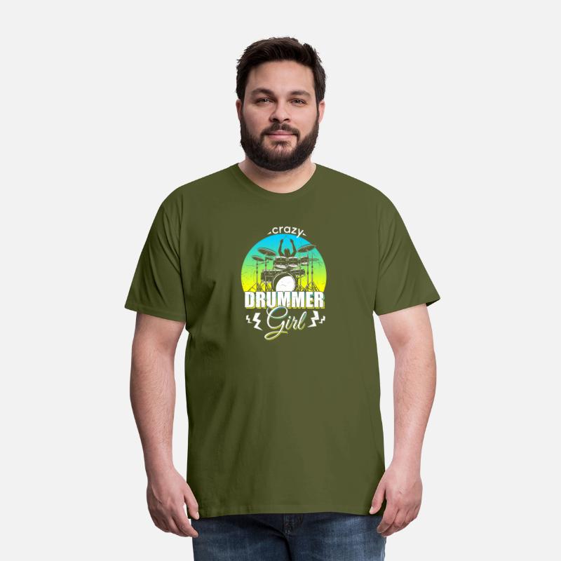 Crazy Drummer Drums Drummer Saying