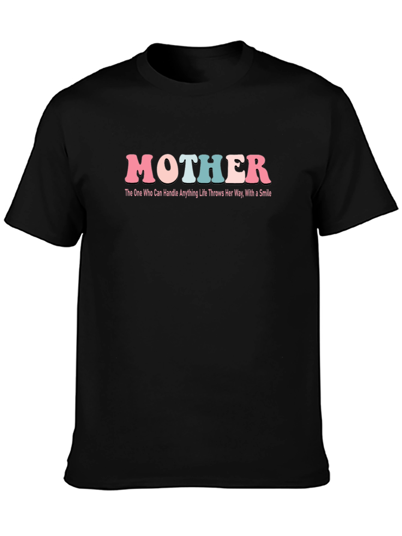 Mother Graphic Print Black T-Shirt