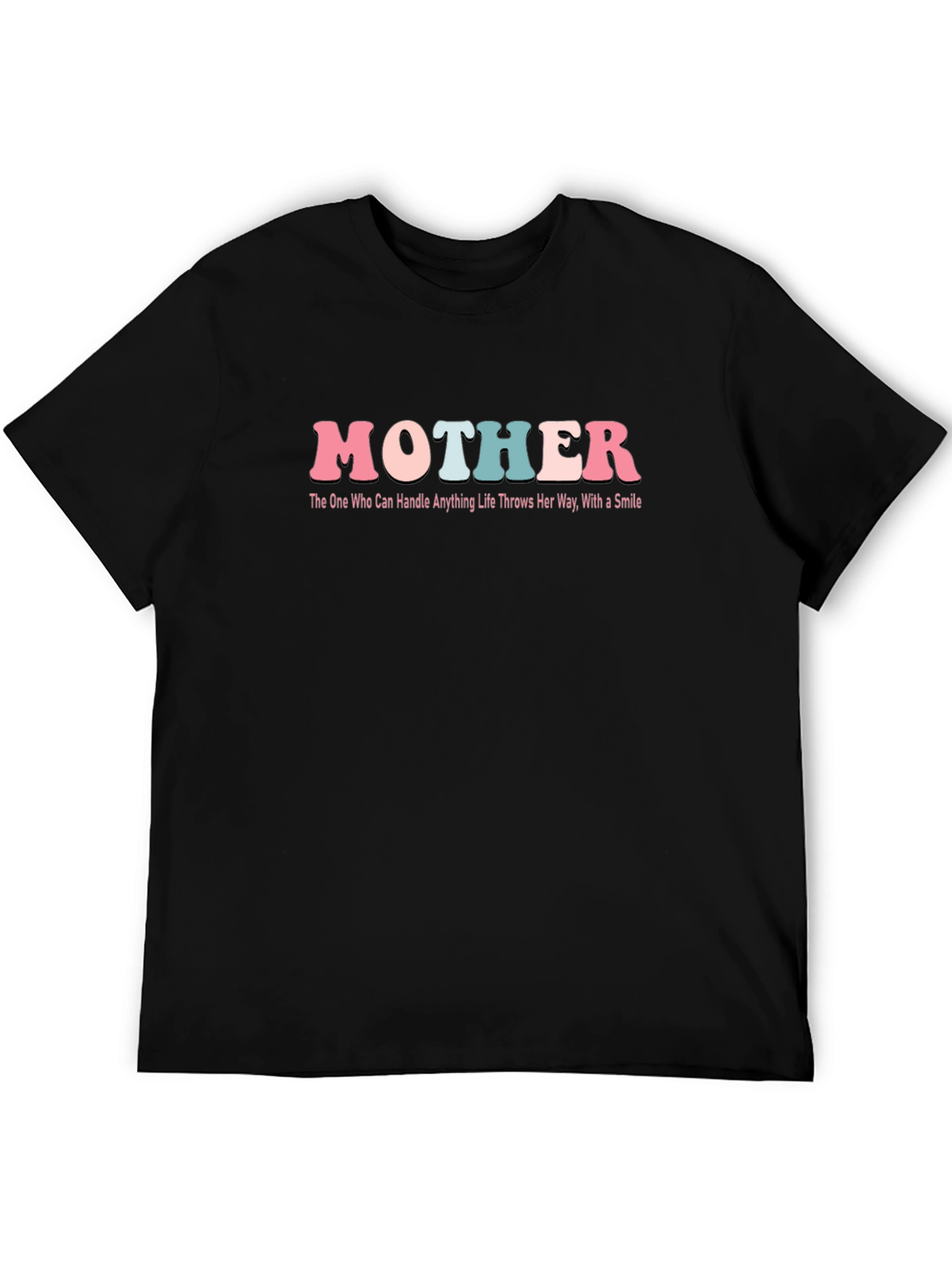 Mother Graphic Print Black T-Shirt