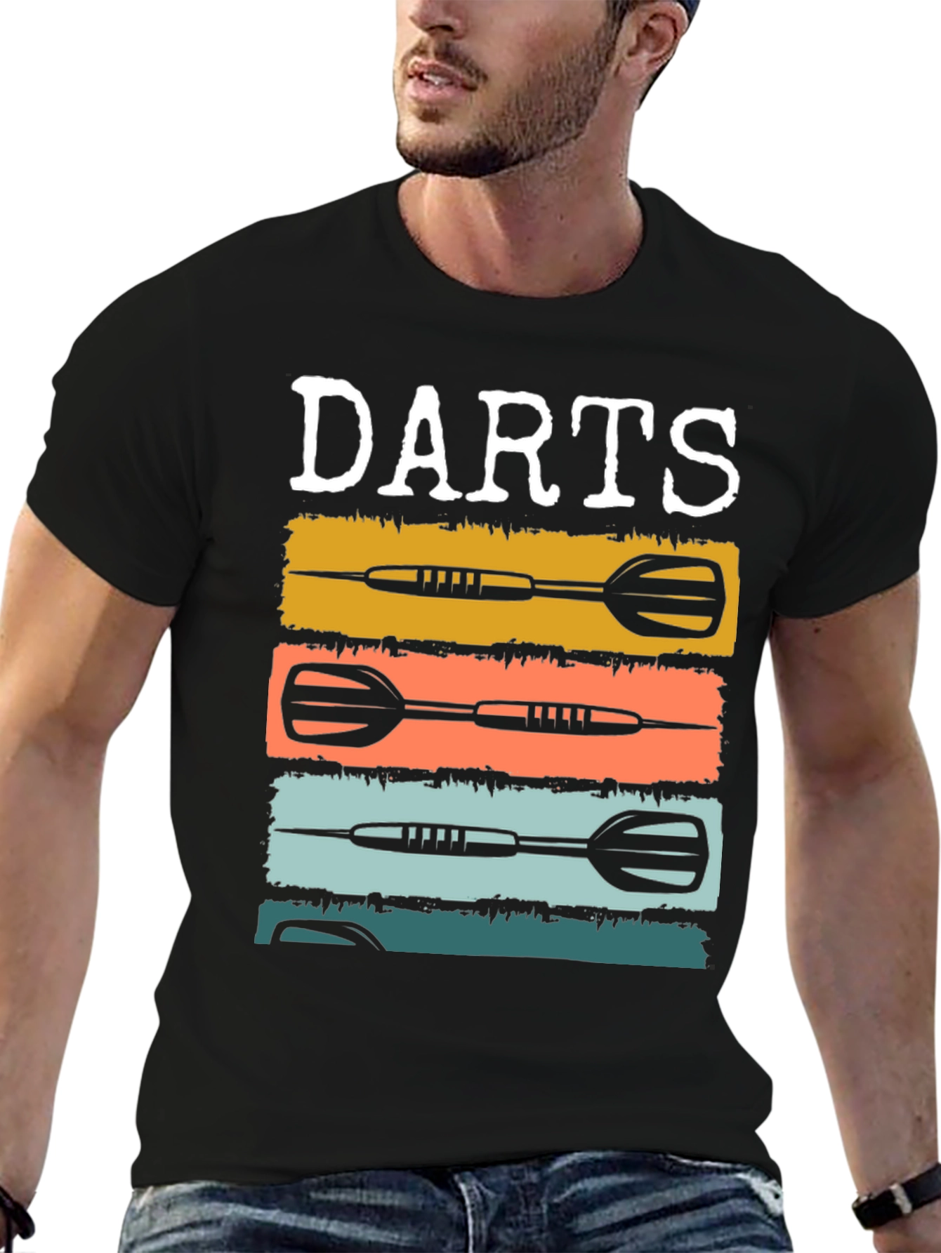 Darts Retro Design T-Shirt