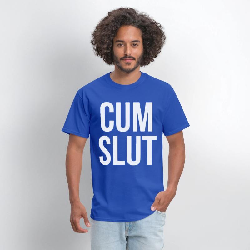 CUM SLUT COOL FUNNY RUDE OFFENSIVE HEN TOP TEE off