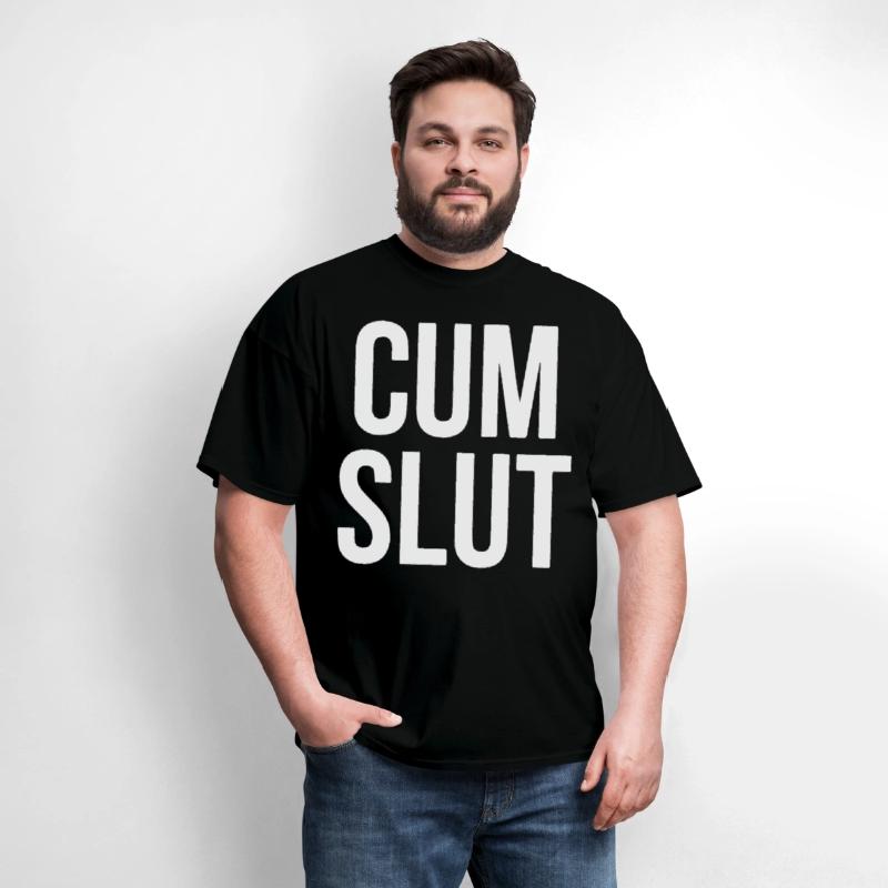 CUM SLUT COOL FUNNY RUDE OFFENSIVE HEN TOP TEE off