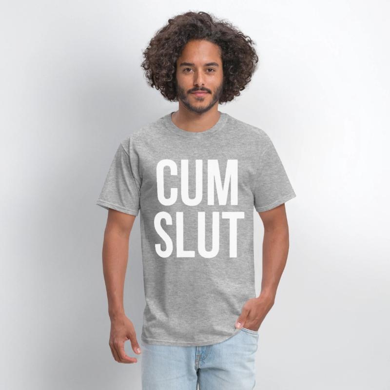 CUM SLUT COOL FUNNY RUDE OFFENSIVE HEN TOP TEE off