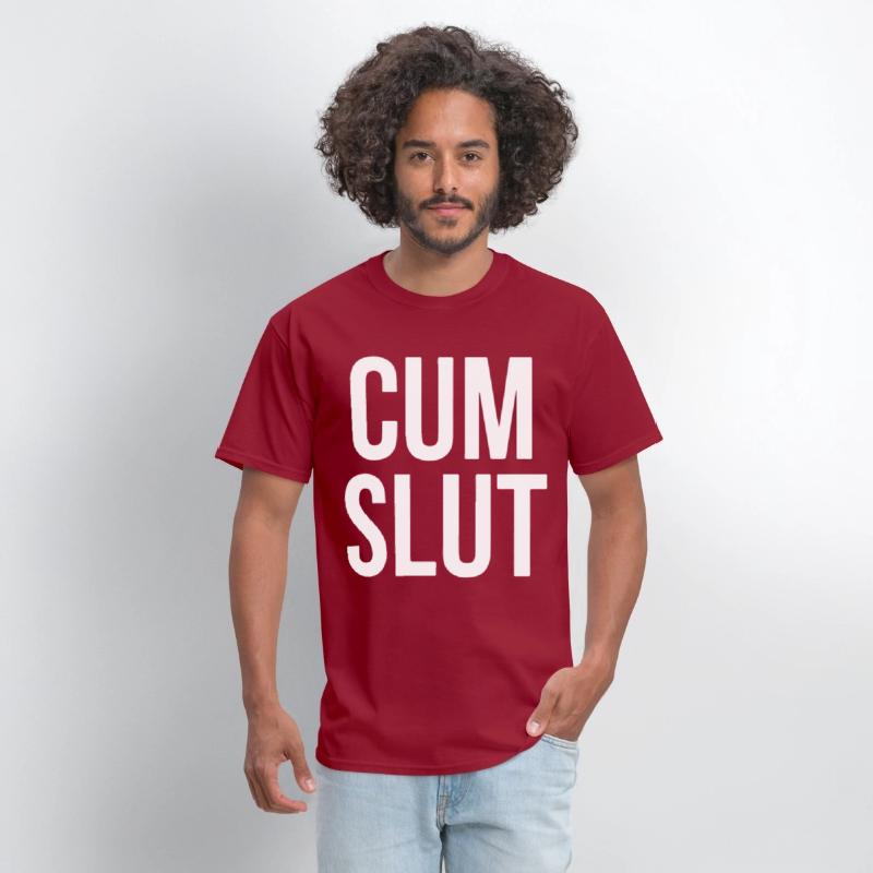 CUM SLUT COOL FUNNY RUDE OFFENSIVE HEN TOP TEE off