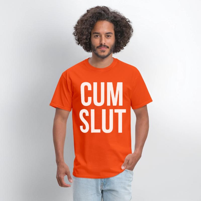 CUM SLUT COOL FUNNY RUDE OFFENSIVE HEN TOP TEE off