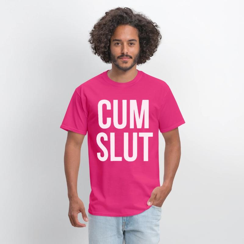 CUM SLUT COOL FUNNY RUDE OFFENSIVE HEN TOP TEE off