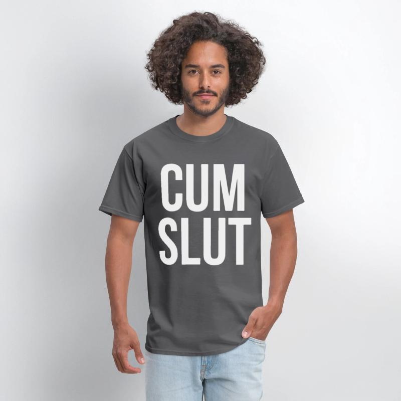CUM SLUT COOL FUNNY RUDE OFFENSIVE HEN TOP TEE off