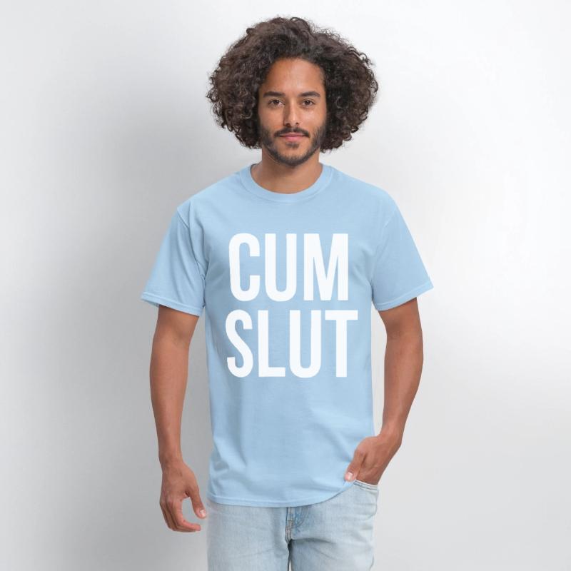 CUM SLUT COOL FUNNY RUDE OFFENSIVE HEN TOP TEE off
