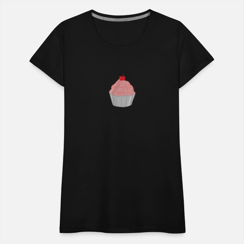 cute cupcake pink cupcake with sprinkles red heart