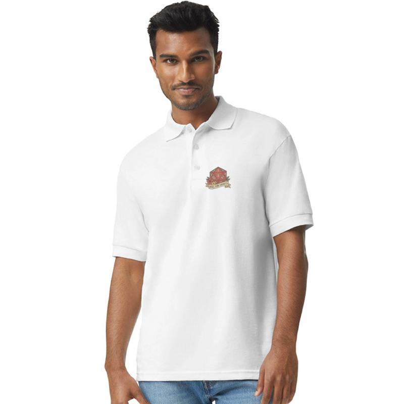 Cute D20 Gaming Die with Floral Banner